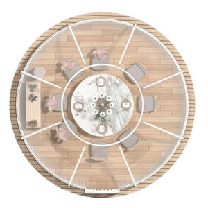 Lüks Modern dört mevsim kubbe çadır glaoutdoor açık temizle Igloo Geodesic rüzgar geçirmez ve yağmur geçirmez otel kubbeli çadırlar tatil için - Product Image 5