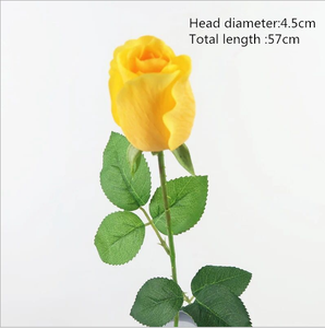 Vente en gros <span class=keywords><strong>de</strong></span> roses artificielles en <span class=keywords><strong>bois</strong></span> à moitié ouvertes pour l'obtention du diplôme et les décorations d'Halloween - Product Image 5