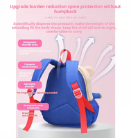 Sac à dos enfant 3D dessin animé personnalisé avec logo, respirant, léger, imperméable, pour la maternelle et l'école, usage quotidien
