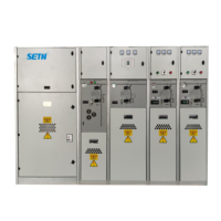 24kv 2500A RMU şalt SF6 devre kesici elektrik panosu
