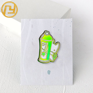 All'ingrosso personalizzabile antico 2D spille <span class=keywords><strong>Ata</strong></span> Design in acciaio inossidabile in lega di zinco alla moda spille vuote per Halloween - Product Image 3