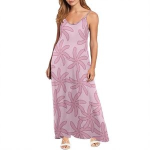 Vestido de <span class=keywords><strong>playa</strong></span> elegante con flores bohemias tropicales personalizadas <span class=keywords><strong>para</strong></span> mujer, vestido informal de <span class=keywords><strong>fiesta</strong></span> hasta el suelo con estampado a pedido - Product Image 4