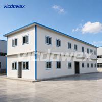 VICDOWEX Bâtiment préfabriqué de type T de luxe, contemporain, avec isolation thermique, ignifuge et résistant à l'humidité pour maison
