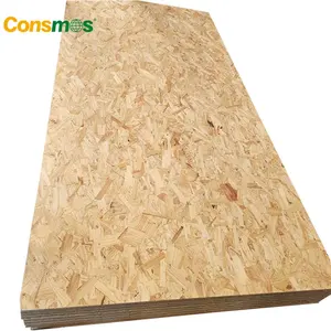 Pegamento MDI de 9mm, 11mm, 18mm, sin formaldehído, pino completo OSB para Decoración