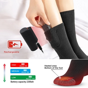 2025 Hot Feet Chaussettes thermiques Chaussettes de ski chauffantes électriques à piles à bas prix - Product Image 5