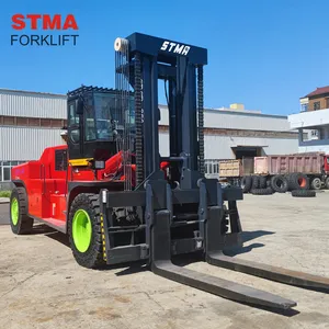 STMA 25 ton 30 tonluk 35 tonne fork lift dizel forklift  çelik bobinler için kaldırma ve isteğe bağlı eki