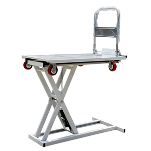 Hot Selling Steel Lift Table Platform Scissor Hydraulic Lift <b>Trolley</b> Flatbed Car Truck Loading Unloading 2M CL CL - Product Image 4