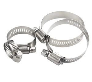 304 thép không gỉ Heavy-Duty cổ họng kẹp ống với bu lông mini Hose loại - Product Image 3