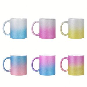 Taza de Café de Cerámica Creativa con Degradado Sublimado, 11 oz, Regalo Empresarial - Product Image 1