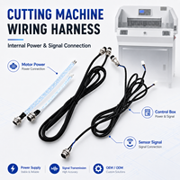 Harnais de câblage personnalisé OEM pour machine à découper le papier, équipement industriel, assemblage de câbles de signal et d'alimentation