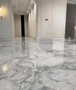 Vente chaude Calacatta Gris Marbre Dalle Pierre Naturelle pour Revêtement de Mur Cuisine Comptoir Salle De Bains Vanité Top - Product Image 5