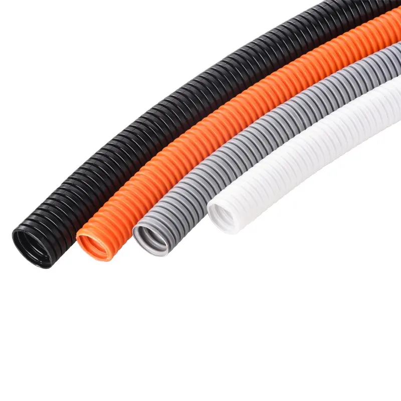 PA6 AD34.5 Flexible Plastic And wiring ducts Pipe Corrugated Tube