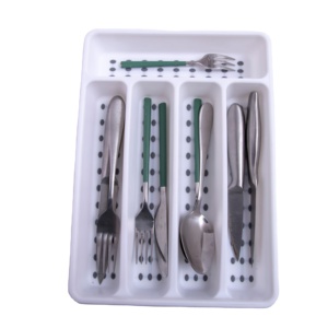 Manufacturers Direct Sale Wholesale Kitchen Organizer Plastic Cutlery Tray