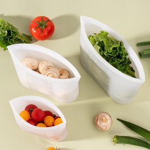 Sacs alimentaires en silicone 100 % personnalisés, les plus vendus, pour la congélation et le stockage des aliments - Product Image 5
