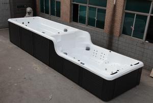 2022 BG-6613 लक्जरी सर्फ आयताकार ऊपर जमीन स्विमिंग पूल के साथ मालिश - Product Image 2