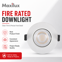Source de lumière sans scintillement, sortie stable, downlight LED COB encastré fixe pour l'éclairage de plafond de couloir et de passage MDL0605F
