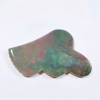 Outil de massage Gua Sha en forme de cœur en agate mousse minceur SPA Diy Vente chaude