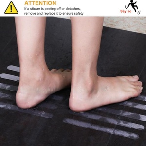 Autocollants antidérapants pour baignoire, sol de douche, escaliers, échelles, bandes antidérapantes pour douche avec raclette - Product Image 3