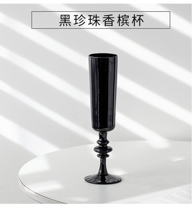 Gobelet en cristal noir bordeaux <span class=keywords><strong>de</strong></span> luxe moderne Verre à <span class=keywords><strong>vin</strong></span> et à eau <span class=keywords><strong>de</strong></span> haute qualité avec un style <span class=keywords><strong>de</strong></span> design classique vintage - Product Image 6