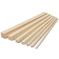 Bâtons carrés en bois de pin naturel, droites et drogues, pour la construction et l'artisanat – Approvisionnement direct usine