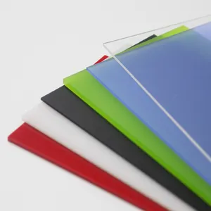 Placas personalizadas de plástico extruido lámina acrílica termoplástica Pmma