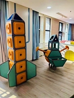 Grandes tuiles magnétiques, ensemble de construction éducatif STEM, matériel PC plastique, équipement de jeu pour parc d'aventure intérieur pour la maternelle