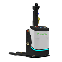 Visionpac Vehículo Guiado Automatizado (AGV) Montacargas Robótico Inteligente, Montacargas Autónomo con Capacidad de 1600 kg y Sistema Láser para Evitar Obstáculos