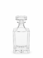 Ensemble de carafe à whisky carrée avec 2 verres en cristal, boîte en bois noir gravée, accessoires de bar, cadeaux pour hommes, anniversaire de mariage