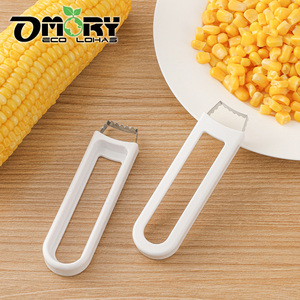 OMORY Japanese Corn Kernel Remover <b>Fruit</b> <b>Vegetable</b> <b>Tools</b> Portable Handheld Corn Stripper Kerneler Cutter <b>Tool</b> - Product Image 4