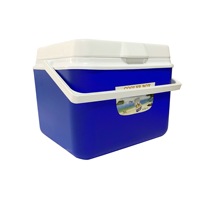Ensemble de glacières isothermes portables en plastique 5L+13L+26L avec poignée pour le camping en plein air et le stockage alimentaire