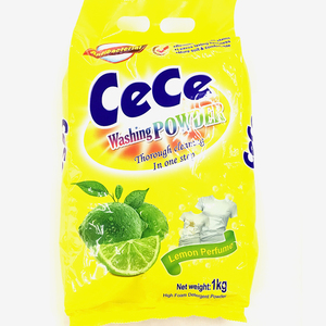 Detergente en Polvo para Ropa con Aroma a Limón, Ecológico, de Alta Espuma, Marca <span class=keywords><strong>CeCe</strong></span>, Precio Económico, Buena Calidad - Product Image 2