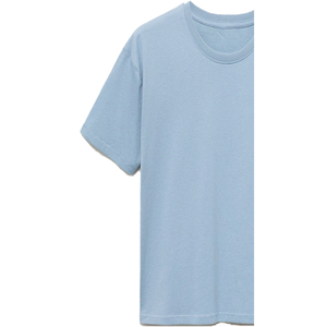 T-shirt à manches courtes à col rond pour femme, style streetwear, respirant, écologique, couleur gris uni, toutes saisons - Product Image 6