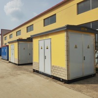 Transformateur d'éclairage public extérieur de style européen Huaxing XBW1 630KVA, ensemble complet pré-assemblé, coffret de distribution métallique IP34