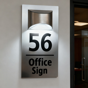 Solar LED House Number Sign Custom Address Plaque with IP65 Waterproof for Outdoor <b>Lighting</b> and Buildings - Product Image 2