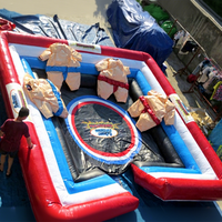 Jeux sportifs gonflables, combinaisons de sumo, lutte de sumo, jeux gonflables d'extérieur