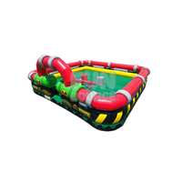 Arena Inflable Toxic Joust, Arena Deportiva de PVC Ecológica para Exteriores