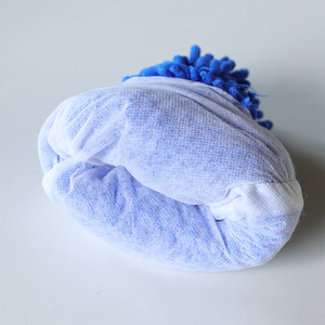 Gants de lavage de voiture en chenille Guanqi, double face en polaire corail, bleus, épais et doublés, outil de nettoyage automobile - Product Image 2
