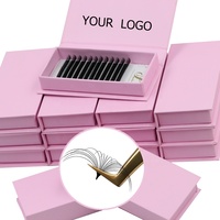 Lagee — faux-cils en cachemire, Extension de cils extra doux, 0.03 CC, mat, sombre, doux, pbt