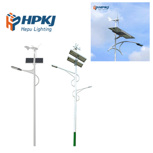 Farola Híbrida de Energía Solar y Eólica LED IP65 de 6-22M para Iluminación Urbana y de Carreteras, en Oferta - Product Image 1