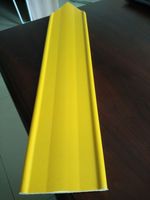 Poteau de signalisation souterrain flexible en composite de fibre de verre orange de 66 pouces de long, piquet de marquage de pipeline en fibre de verre