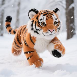 Peluche de Tigre Popular Personalizado al por Mayor, Peluche de Tigre Siberiano de Alta Calidad, Juguete de Peluche de Tigre León - Product Image 1