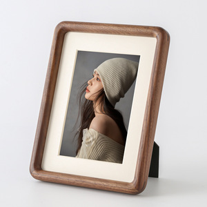 Cảm giác tiên tiến A4 khung ảnh bảng với sồi gỗ Tếch màu đen Gỗ Óc Chó mộng mộng 6x7 8x10 inch tùy chỉnh góc tròn - Product Image 3