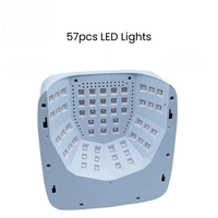 Lampu UV Kuku BIN Isi Ulang Daya Tinggi, Lampu Gel Kuku, Layar Digital Cerdas, 3 Pengaturan Timer, Penggunaan di Rumah, Cepat