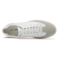 Volledig op maat gemaakte, lage minimale bestelhoeveelheid, ademende, zwarte en witte casual leren sneakers voor heren in walking stijl met logo branding Advan