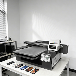 طابعة نافثة للحبر بالأشعة فوق البنفسجية 6090 بسعر المصنع للأعمال الصغيرة، آلة طباعة بطاقات <span class=keywords><strong>PVC</strong></span> والأقلام والأكواب وكرات الجولف - Product Image 1