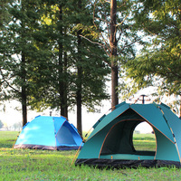 Tente de camping quatre saisons pour 3-4 personnes, facile à monter, imperméable, en tissu Oxford, pour la plage et le terrain, vente en gros