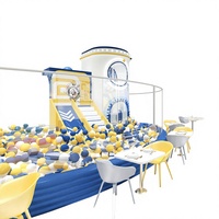 Parque Infantil Interior Personalizado de Alta Calidad, Centro de Juegos Interactivo de Simulación, Piscina de Pelotas para Restaurantes, Uso Comercial, ISO9001