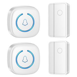 <span class=keywords><strong>Luz</strong></span> indicadora LED de teléfono de puerta de Audio de volumen ajustable Fácil instalación Alerta de emergencia en el hogar <span class=keywords><strong>Timbre</strong></span> Sensor de color para exteriores - Product Image 2
