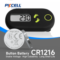 Pkcell 3V Primaire Lithiumbatterij Cr1216 Knoopcel Batterij Muntcel Batterij Voor Bloedglucosemeter