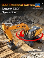 Nueva Excavadora a Control Remoto Huina 2026, Escala 1:24, 2.4GHz, Multifuncional, Vehículo de Construcción RC con Brazo y Cucharón Móviles, Modelo XE1260